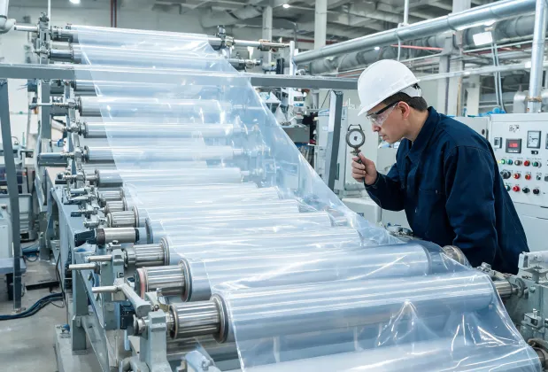 Packaging film line trial